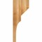 Ekena Millwork Monterey Rough Sawn Corbel, Western Red Cedar, 6"W x 10"D x 26"H COR06X10X26MON00RWR - alternate 4